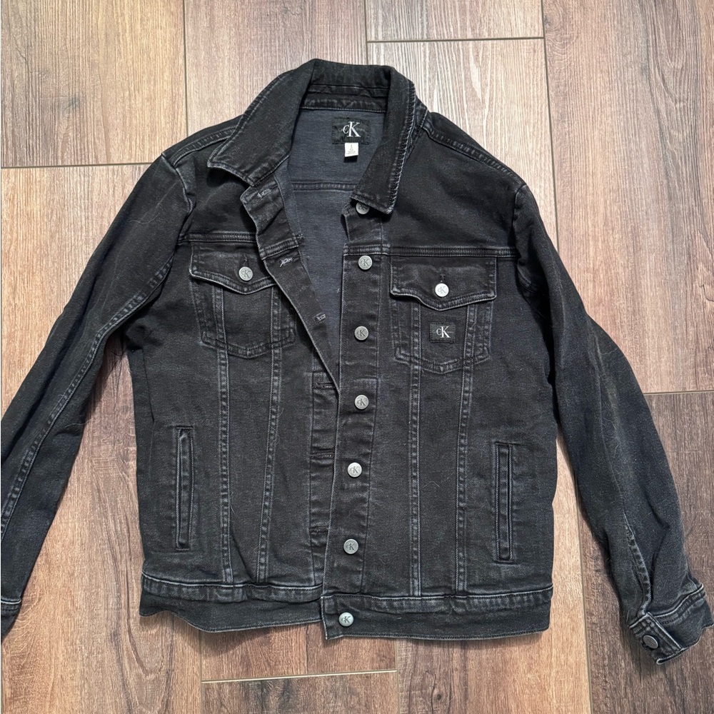 Calvin Klein Men's Black Denim Jacket